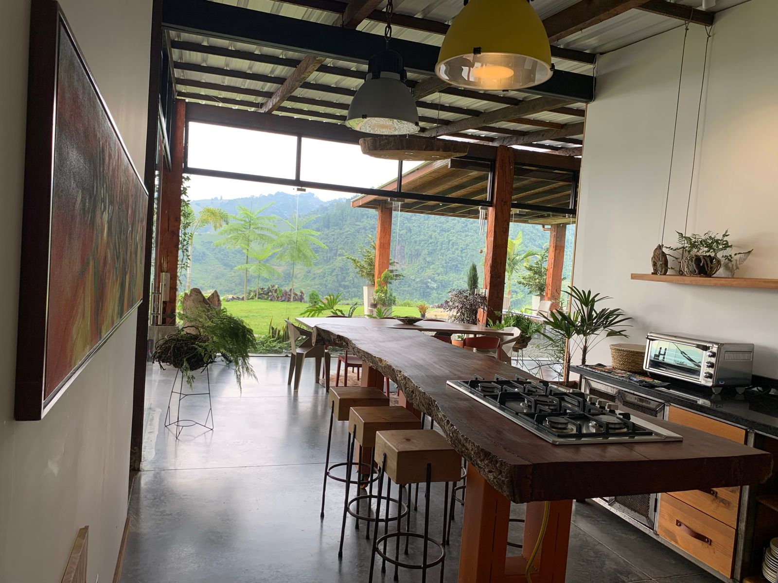 Vista panorámica de Casa Cristal